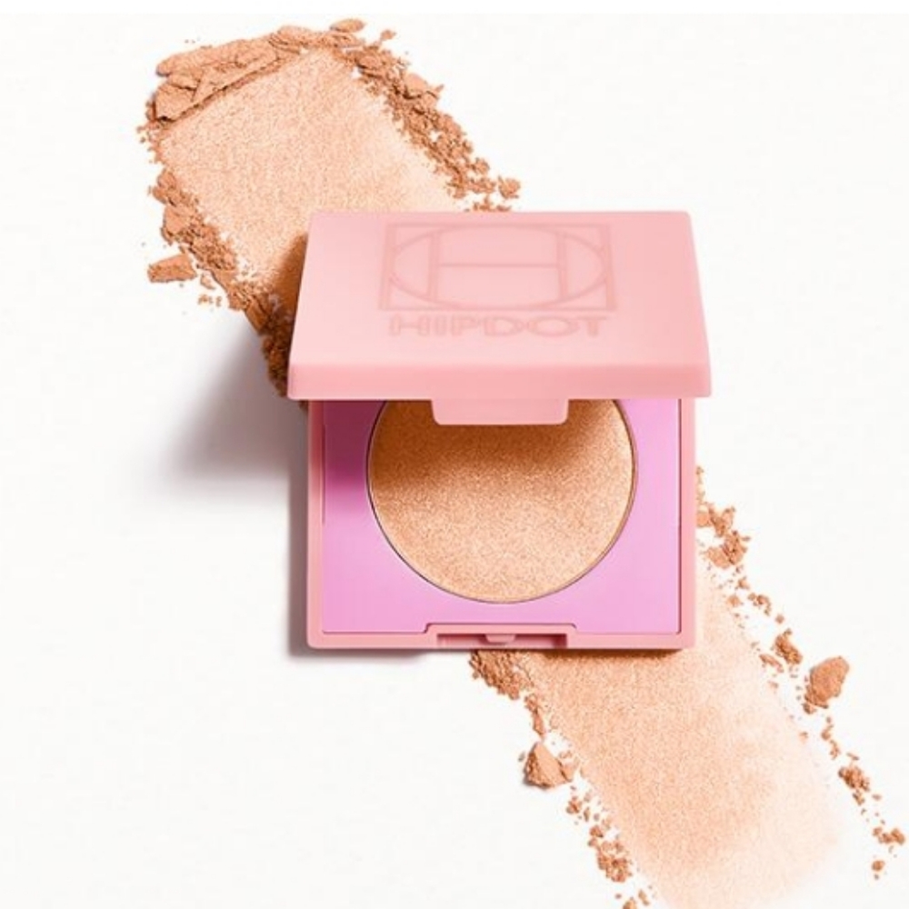 HIPDOT Golden Hour Warm Gold Highlighter Single Vegan